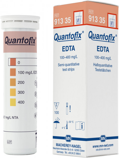 QUANTOFIX® EDTA 91335 กระดาษทดสอบกรดเอทิลีนไดเอมีนเตตระแอซีติก หรือ กรดเอเดติก
