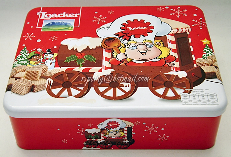 กล่องขนมทรงสี่เหลี่ยม Loacker
