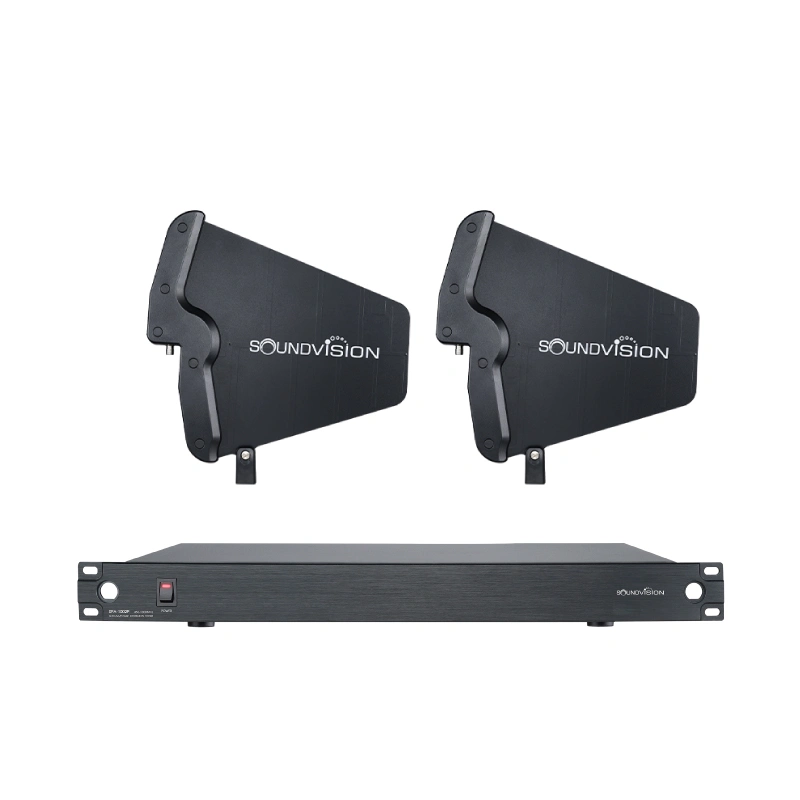 ชุดเครื่องขยายสัญญาณไมโครโฟนไร้สาย SOUNDVISION SPA-1002P พร้อมเสา SPA-1000A