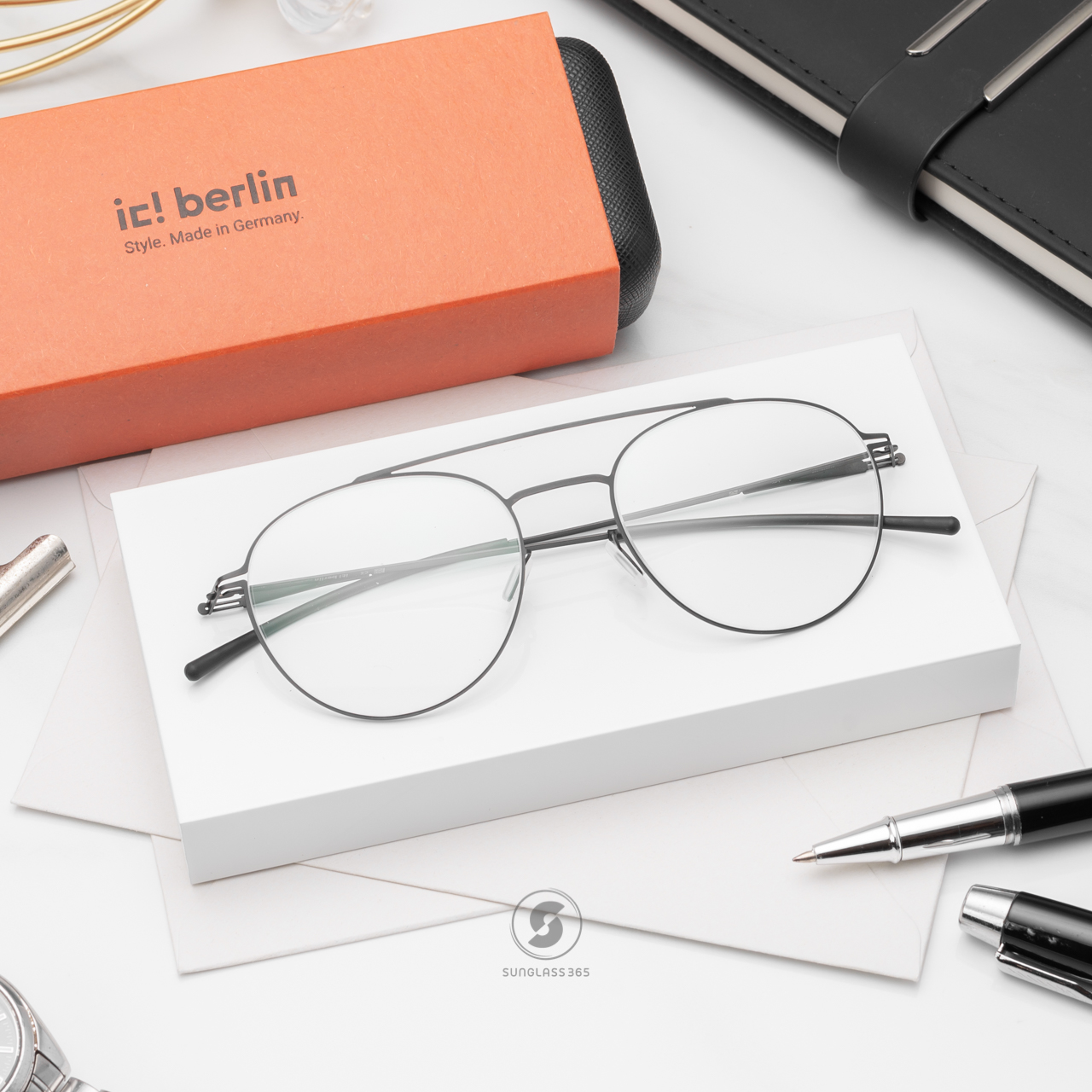 กรอบแว่น IC BERLIN Lev Black