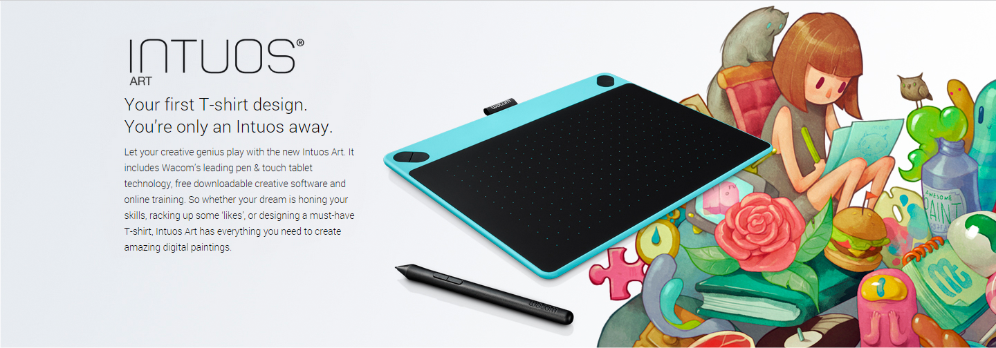 Intuos Art Small Mint Blue