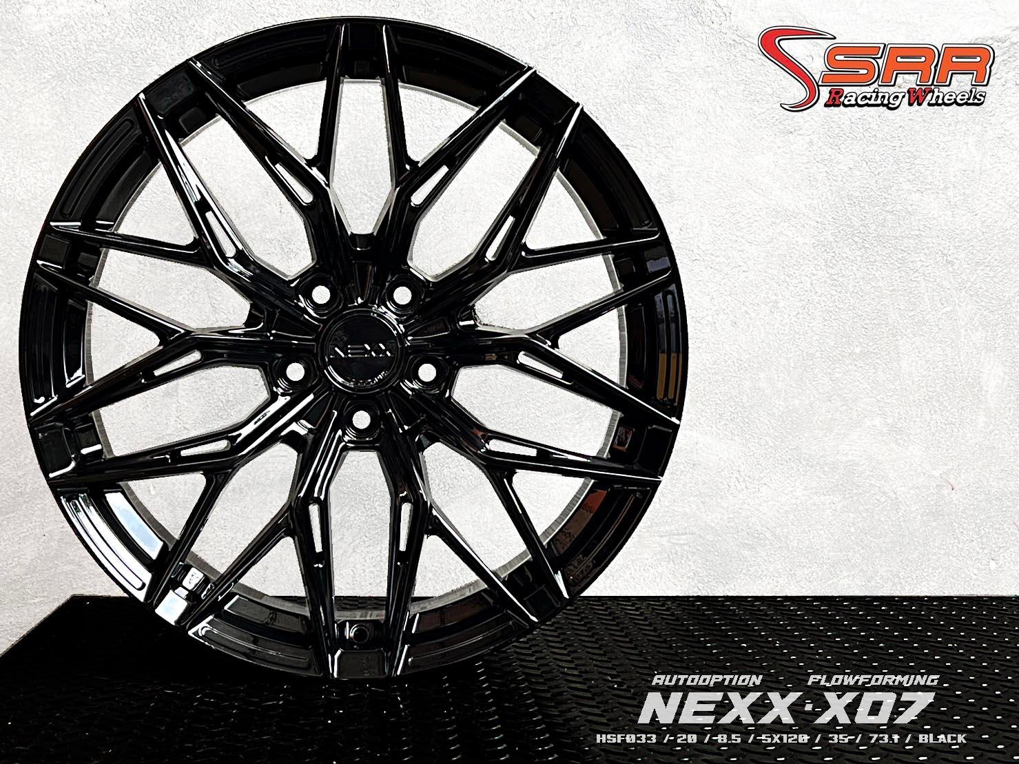 FLOWFORMING FOR BYD SEAL : NEXX-XX07 20x8.5 5H120 35 73.1 BLACK (ดำเงา)