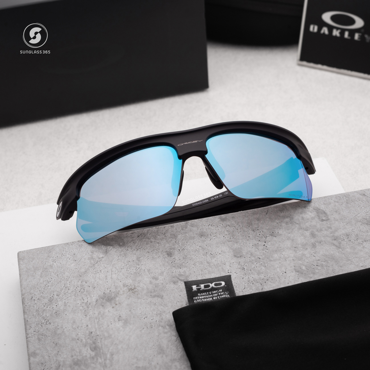 OAKLEY Bisphaera OO9400-09 Matte Black Prizm Deep Water Polarized