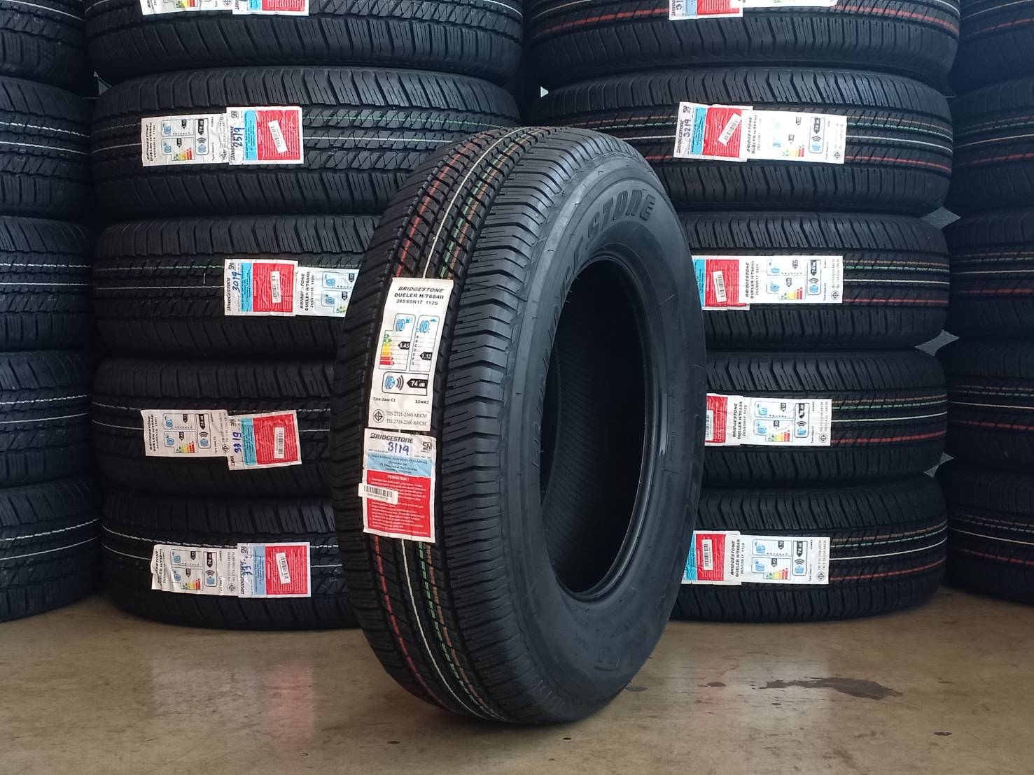 BRIDGESTONE DUELER HT684II 265/65-17 ปี19 ราคาใหม่ ถูกกว่าเดิม