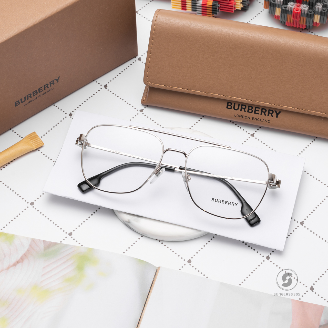 BURBERRY BE1377 1005 Michael Silver