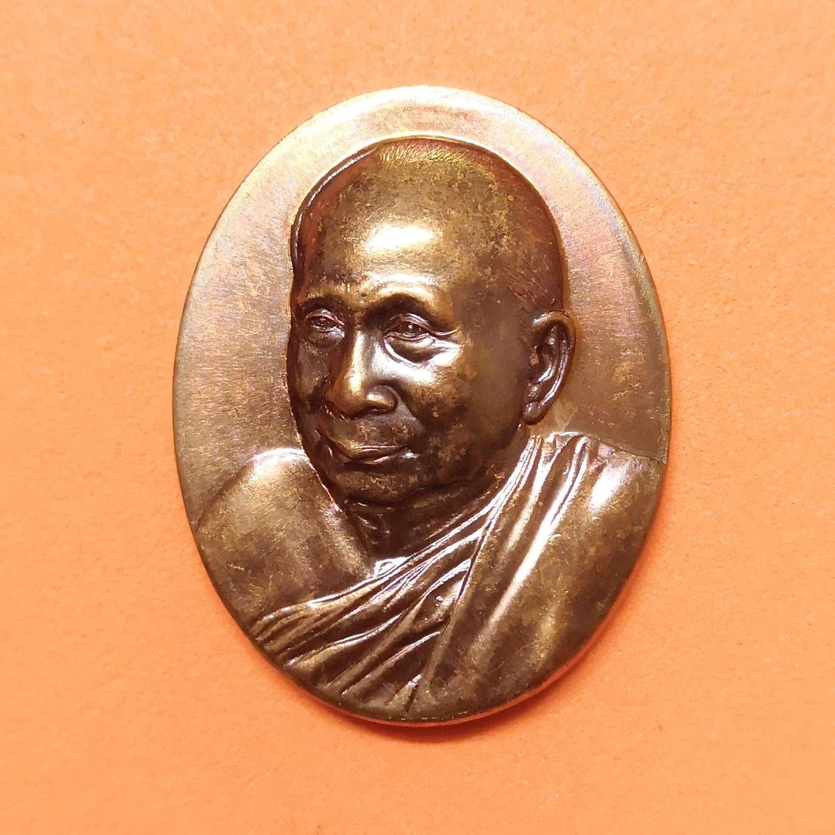 เหรียญ สมเด็จพระญาณสังวร สมเด็จพระสังฆราช ครบปีที่ 19 แห่งการสถาปนา พระสังฆราชพระองค์ที่ 19 แห่งกรุงรัตนโกสินทร์ วัดบวรนิเวศวิหาร 21 เมษายน 2551 เนื้อทองแดง ขนาด 3 เซน พร้อมตลับเดิม