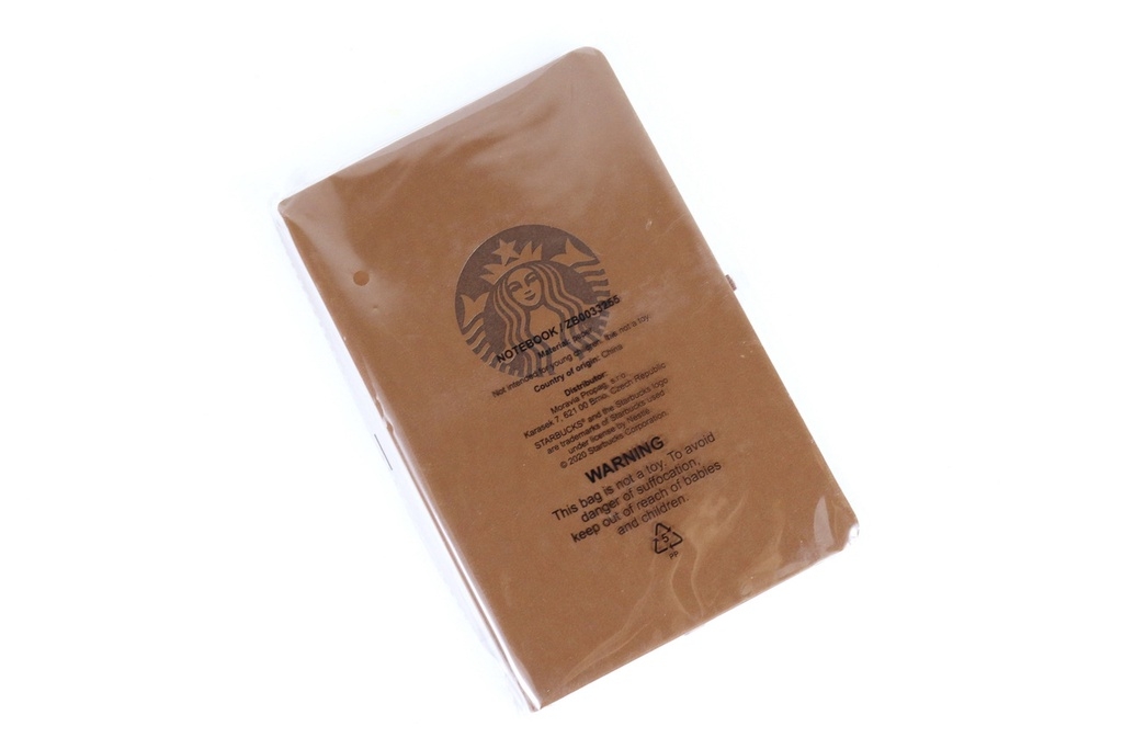 สมุดโน้ต Starbucks ปกสีน้ำตาล