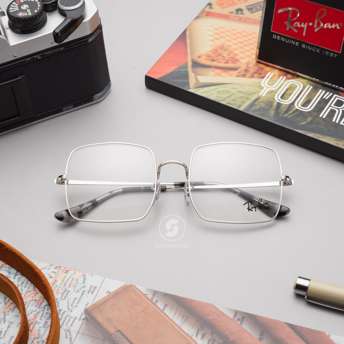 Ray-Ban RX1971V Square 2501 Silver