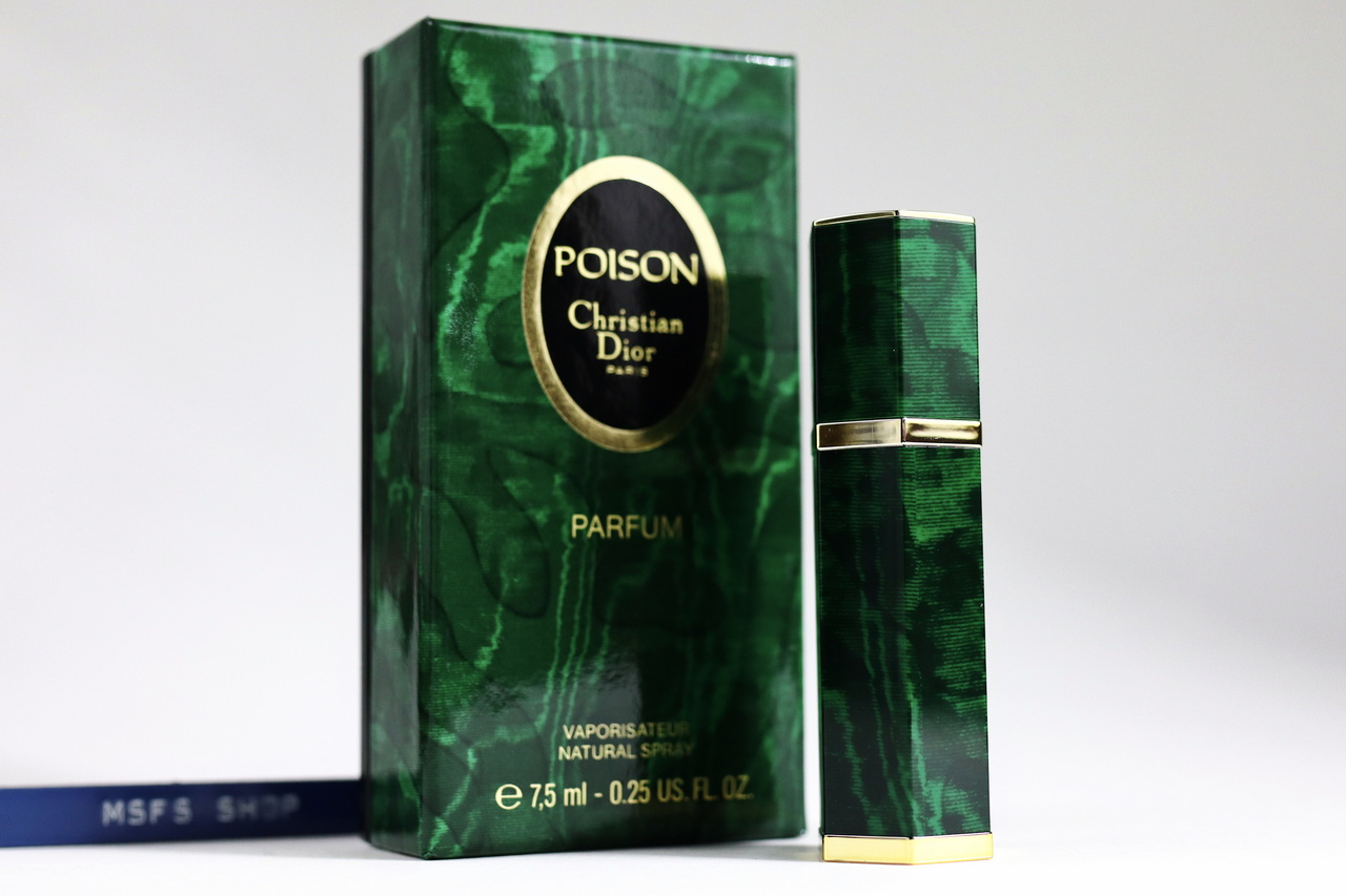 [Vintage] 🌟 Christian Dior Poison Parfum 7.5ml Spray แบบสเปรย์ - น้ำหอม Vintage