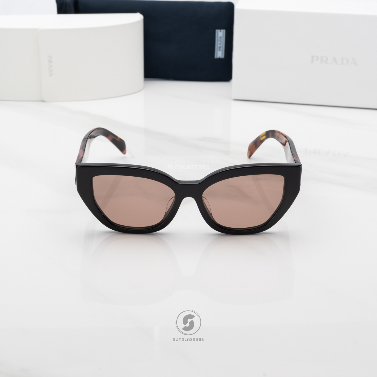 PRADA PRA09SF 12O10D Mahogany