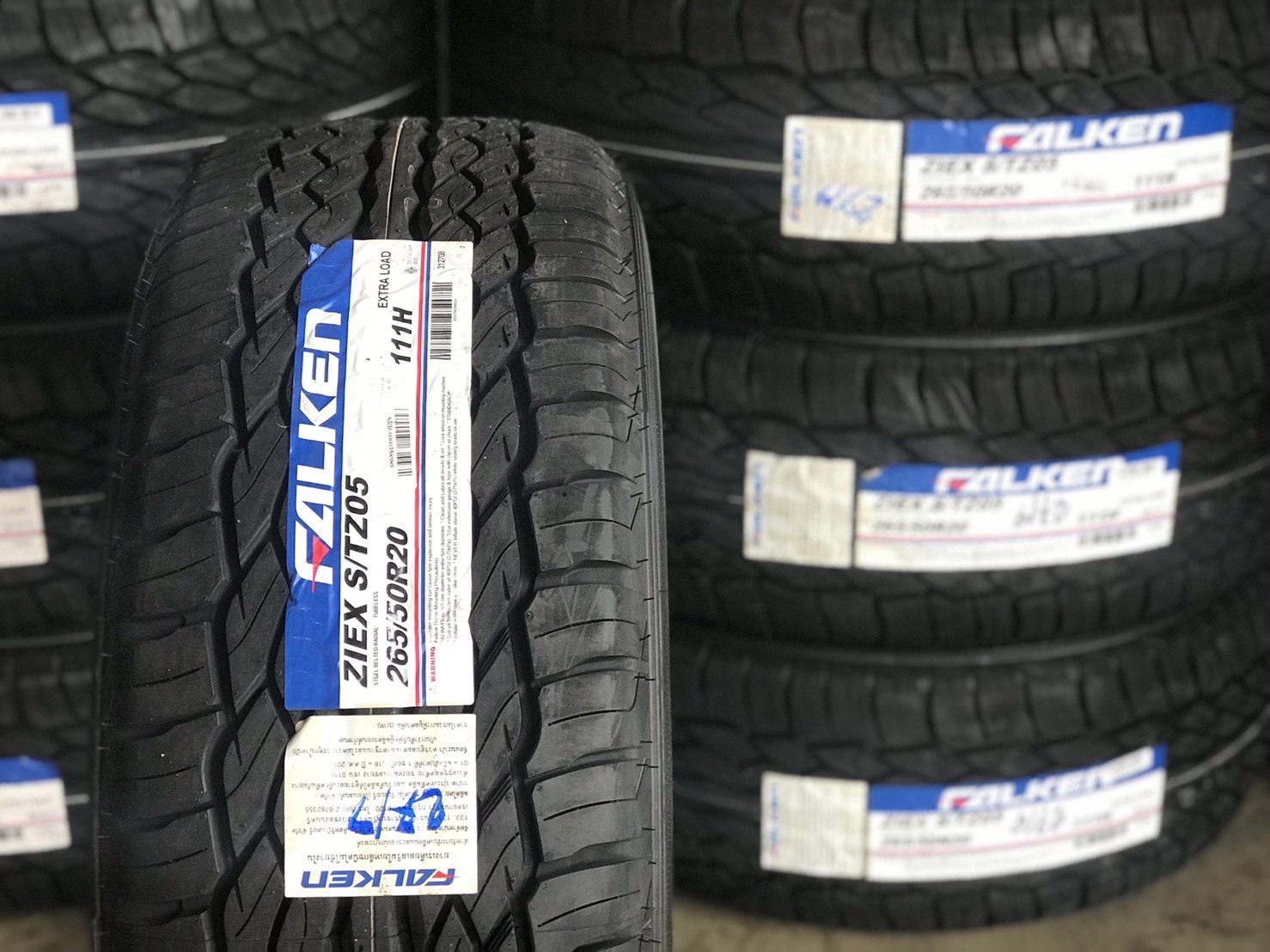 FALKEN STZ05 265/50R20 เส้น 4500 ปกติ 7500 บาท