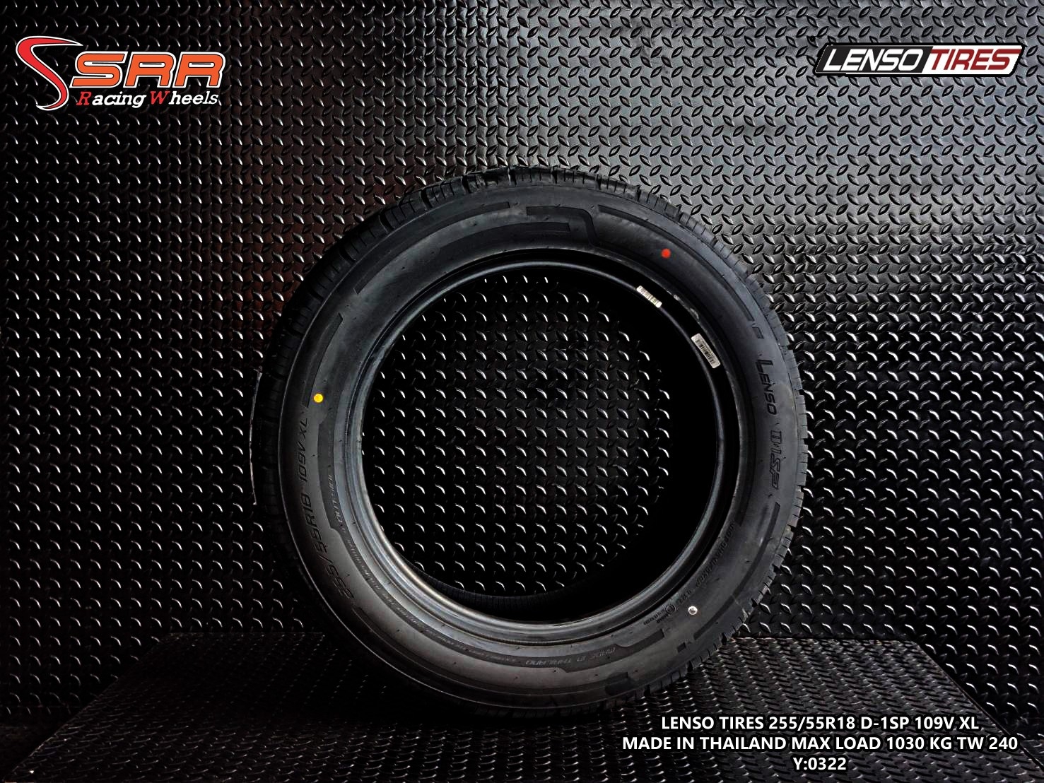 LENSO TIRES 255-55-18 D1SP ปี2022 ราคาถูก