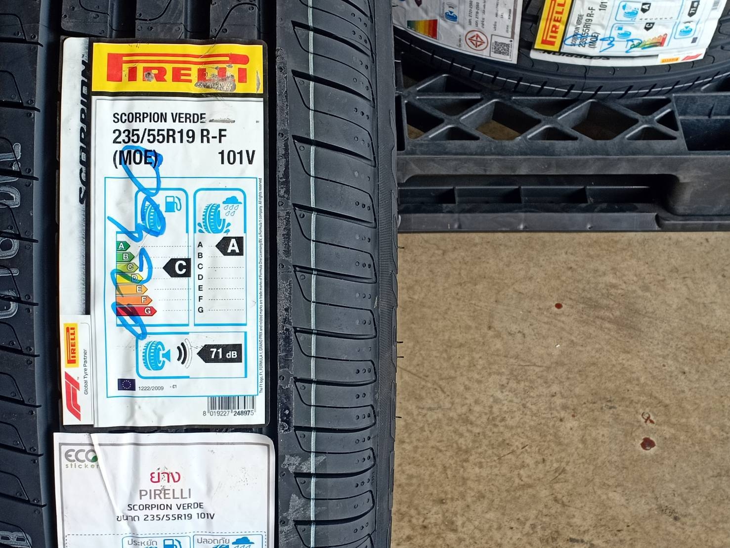 PIRELLI 235/55R19 SCORPION VERDE R-F MOE 101V MADE IN ROMANIA