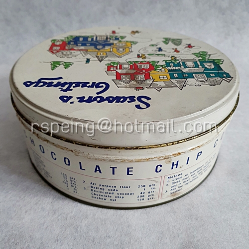 กล่องขนมคุ้กกี้ Season's Greetings Chocolate Chip Cookies