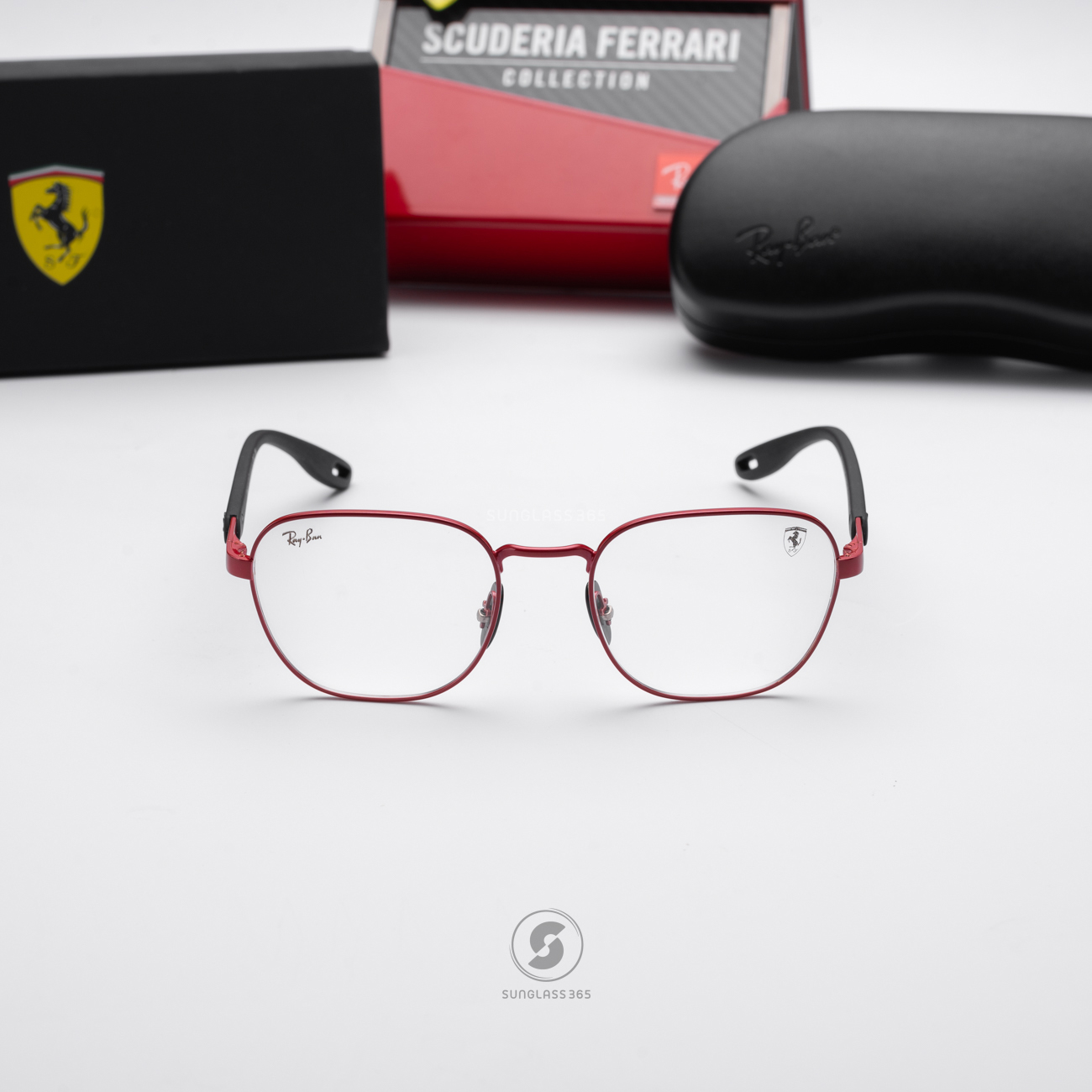 Ray-Ban Ferrari Collection RX6484M F047 Red สำเนา