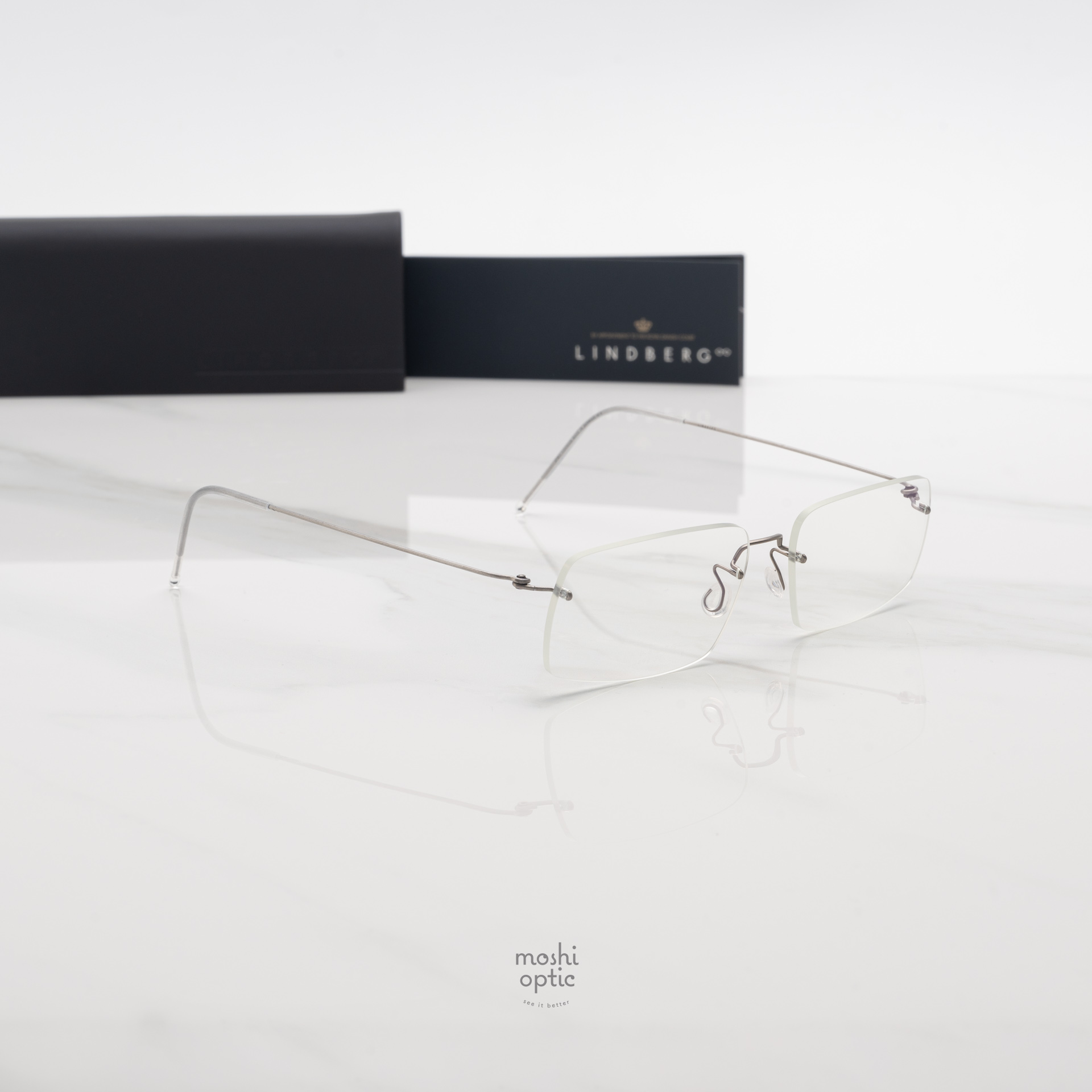 แว่นสายตา Lindberg Spirit Titanium 054 15E2B 10