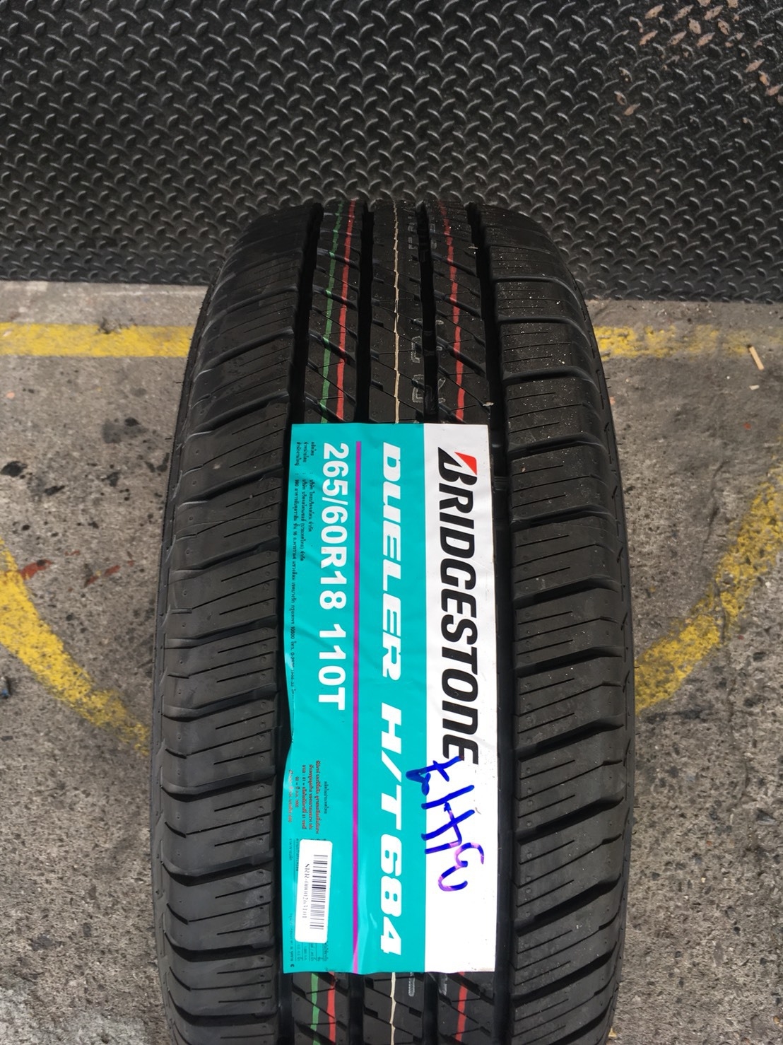 BRIDGESTONE DUELER H/T 684 II 265-60-18 เส้น 5200 ปกติ 8500 ลดสุดๆ