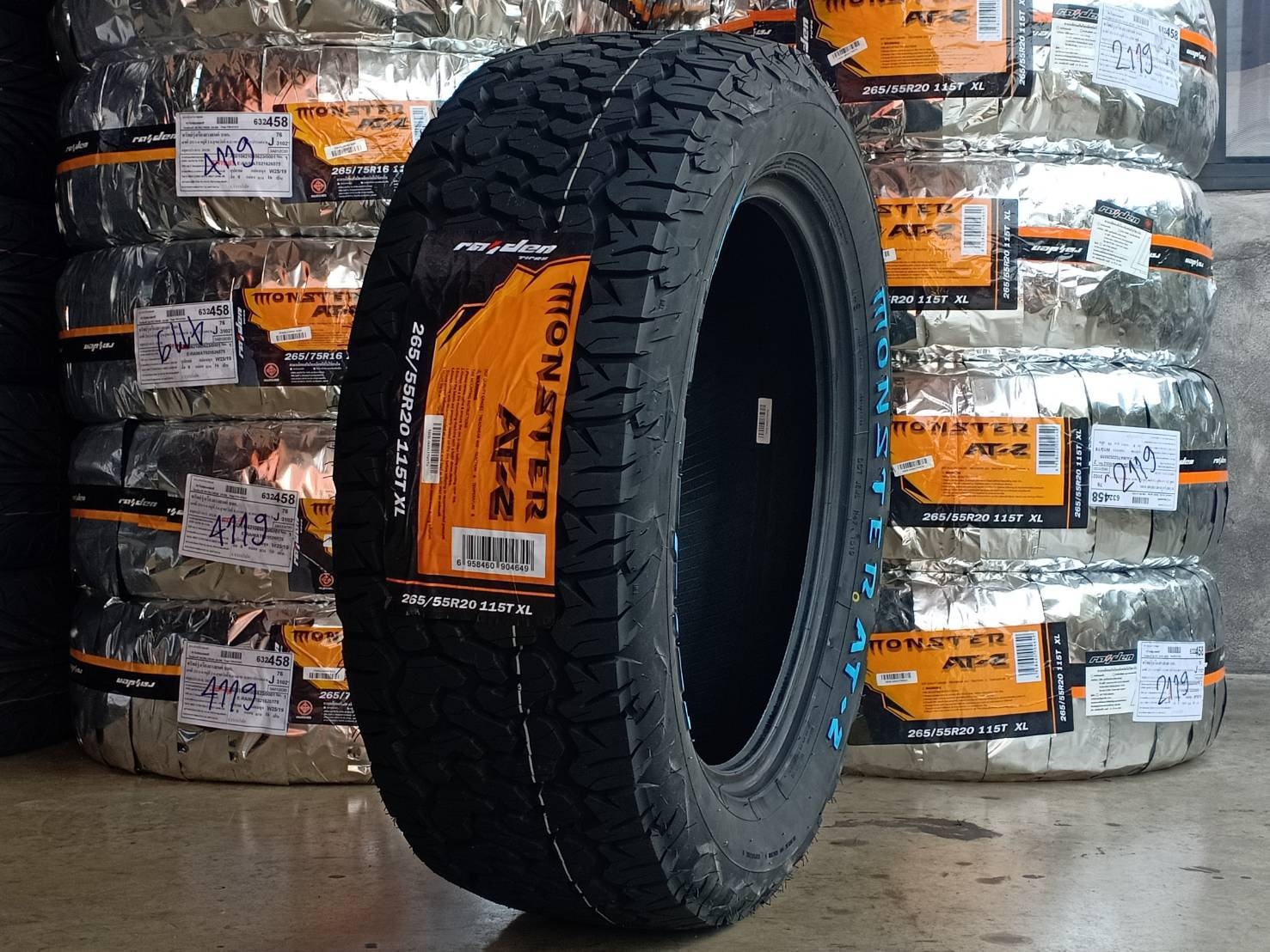 RAIDEN MONSTER AT2 265/55R20 115T (ปี19)