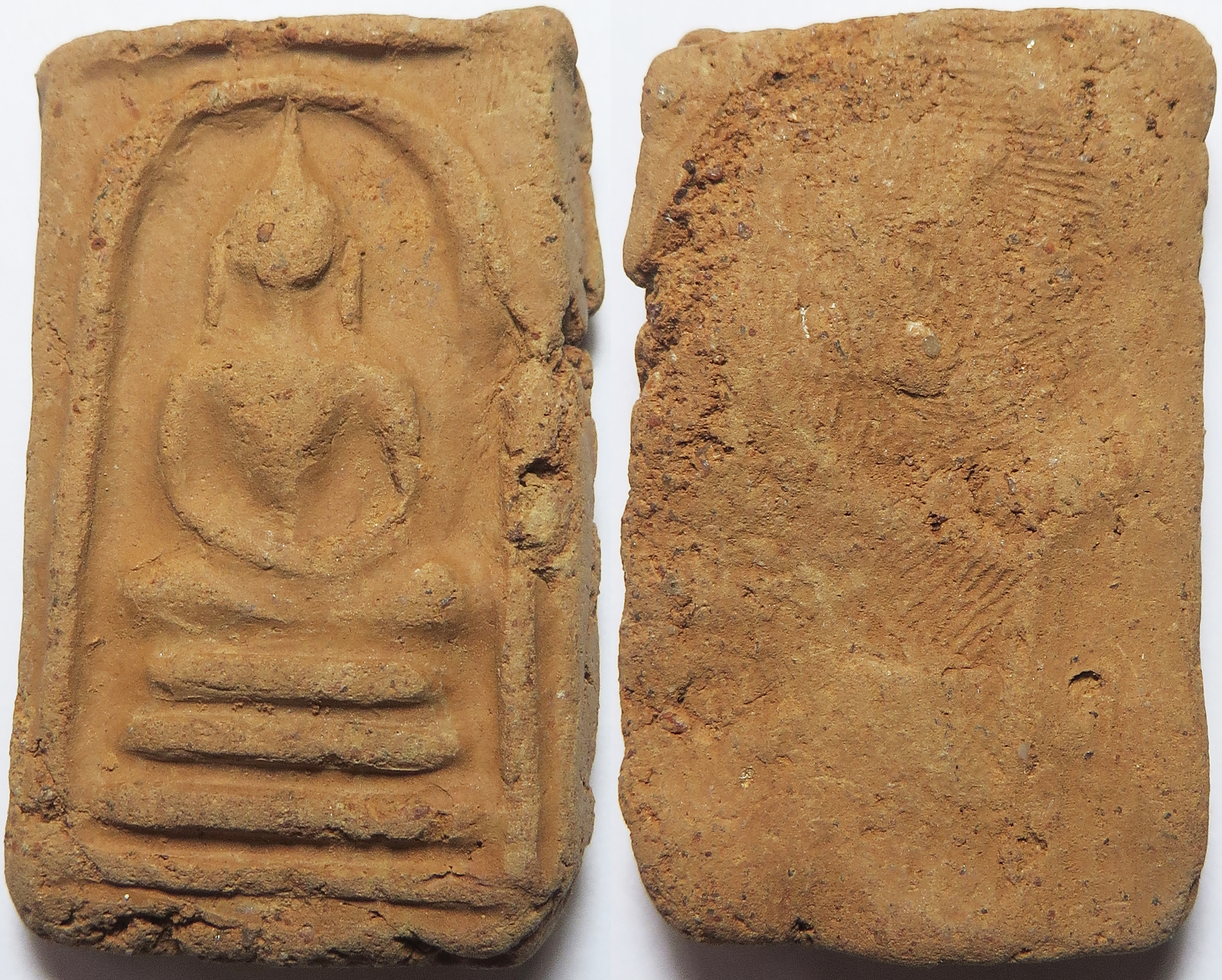 1335 พระสมเด็จ หลวงปู่เหมือน วัดบางกอบัว จังหวัดสมุทรปราการ ปี พ.ศ.2489 เนื้อดินเผา