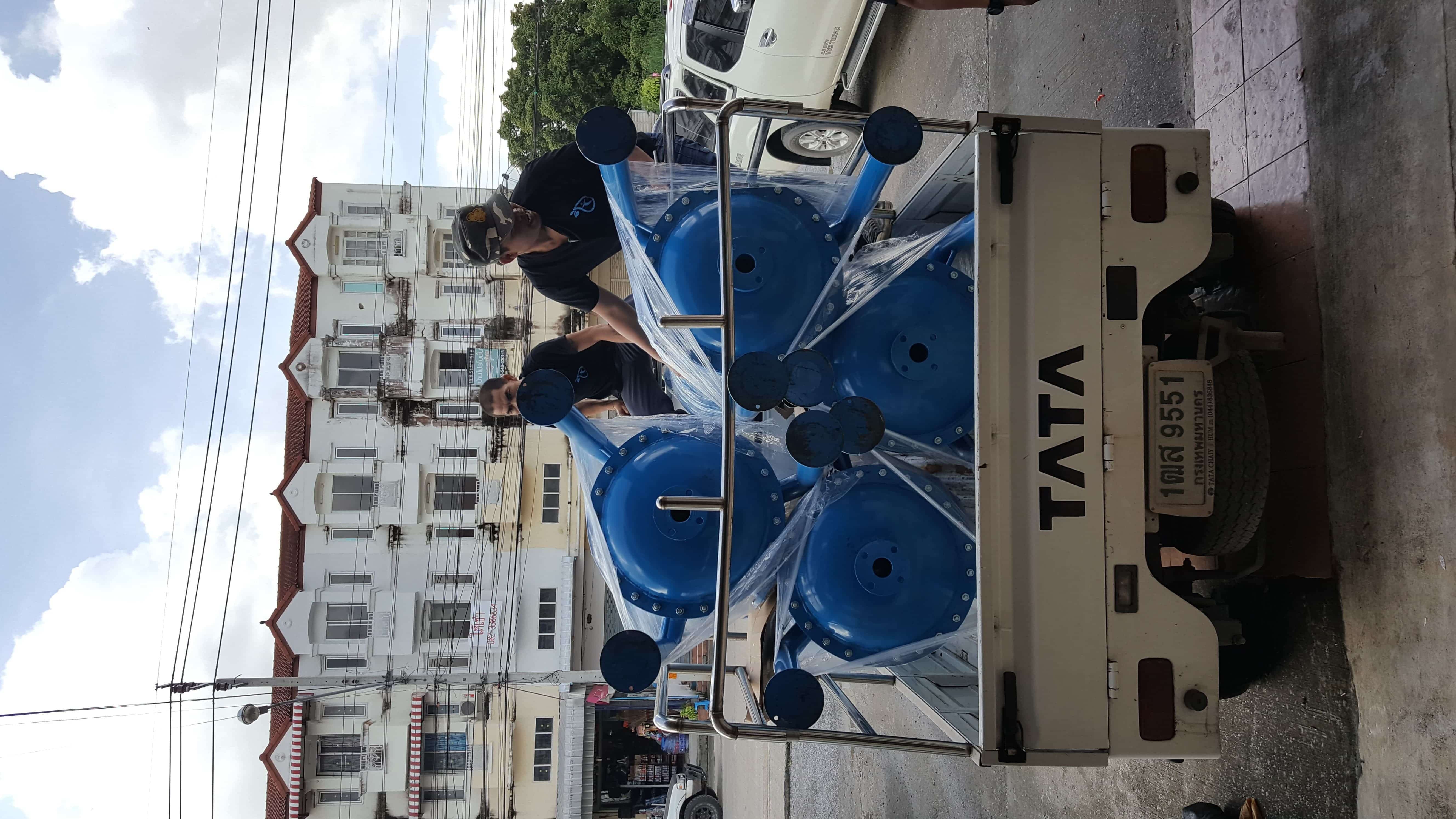 ถังกรองเหล็กขนาด28นิ้ว (70cm. x 150cm. x 4.5 mm.)