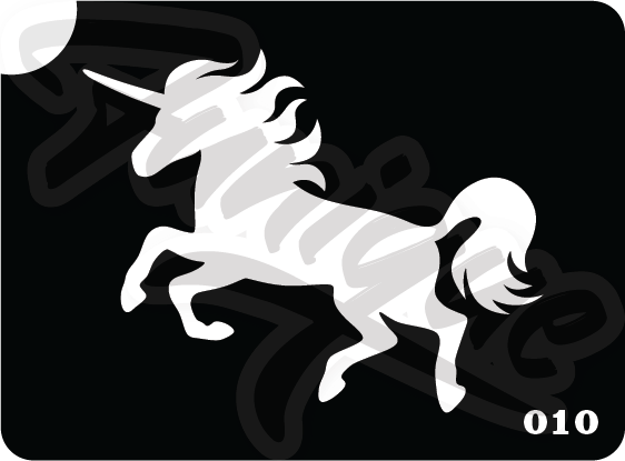 SET 8 Stencil บล็อกสติกเกอร์ รอยสักกากเพชร เพ้นท์กากเพชร กลิตเตอร์ Funique สติ๊กเกอร์ แบบลาย DIY งานประดิษฐ์