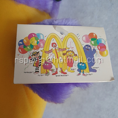 ตุ๊กตาผ้า โรนัลด์ แมคโดนัลด์ Ronald McDonald และผองเพื่อน ครบทีม