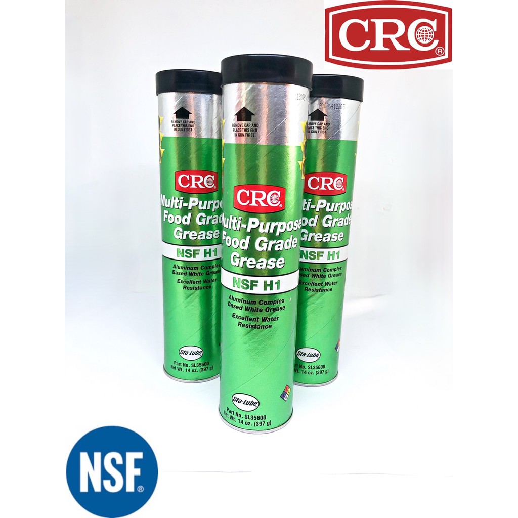 จารบีอเนกประสงค์ ชนิดฟู้ดเกรด สัมผัสอาหารได้ CRC Multi Purpose Food Grade Grease 1 หลอด จาระบีอเนกประสงค์ชนิด