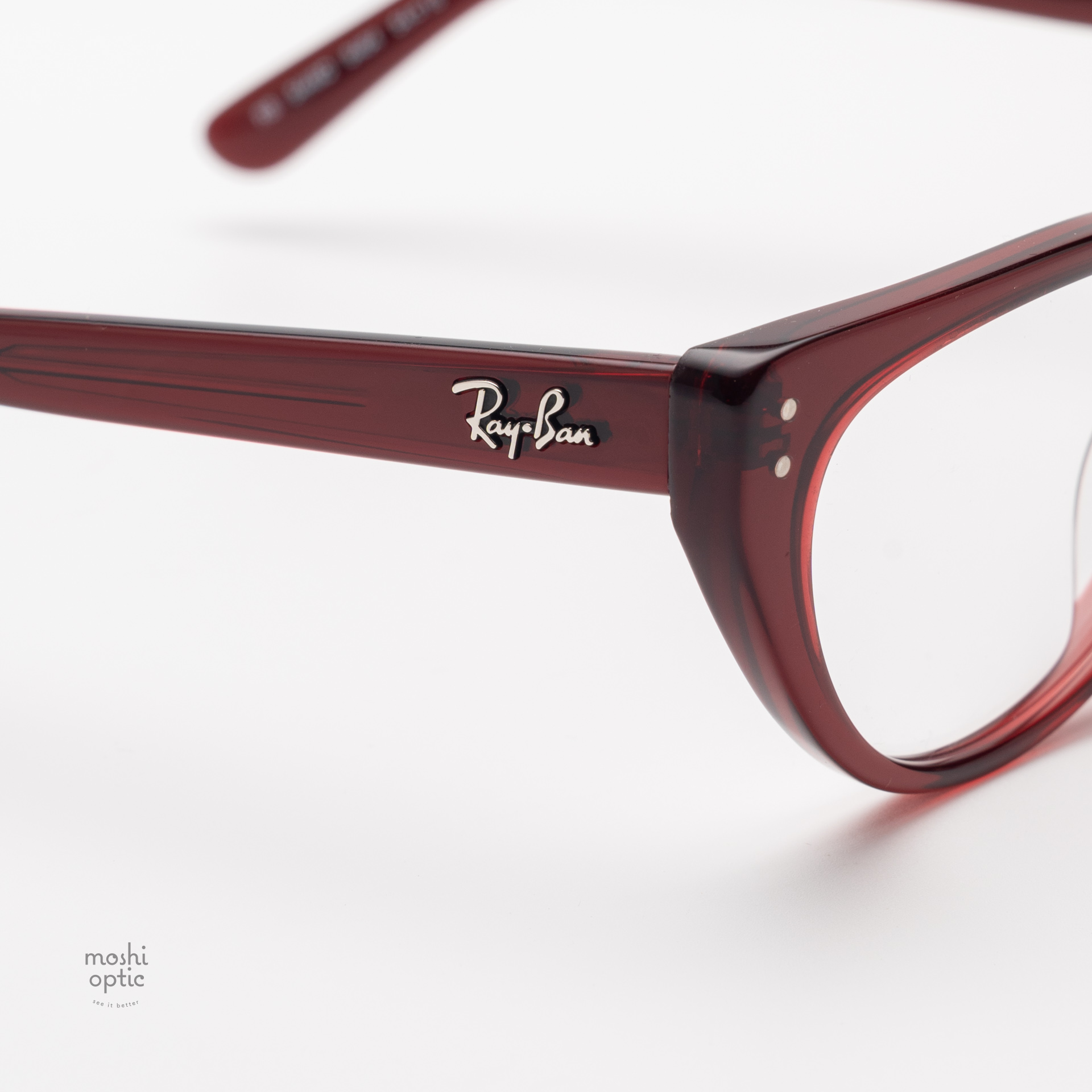 Ray-Ban RX5449D 8464 Transparent Bordeaux