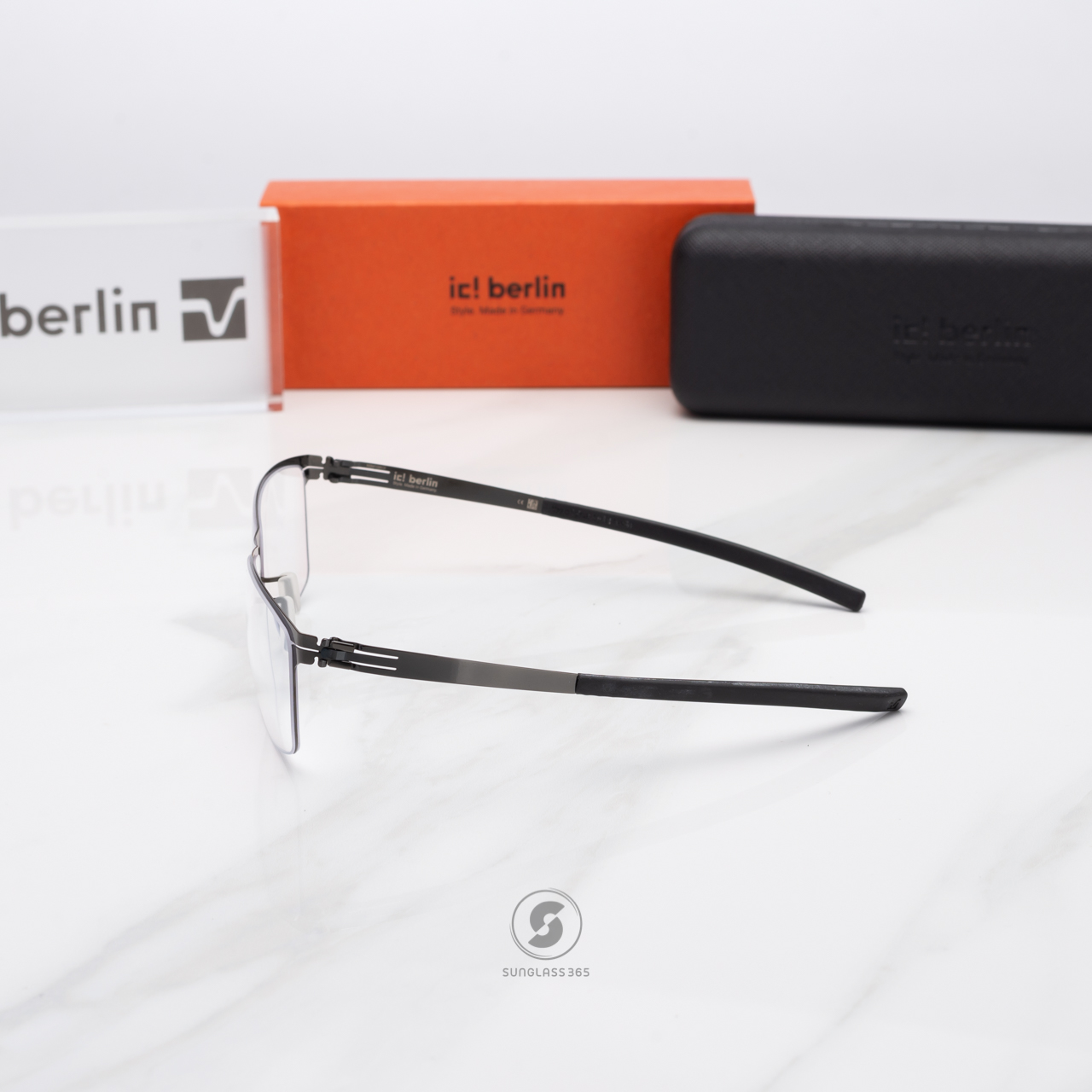 กรอบแว่น IC BERLIN Sven H. Gunmetal