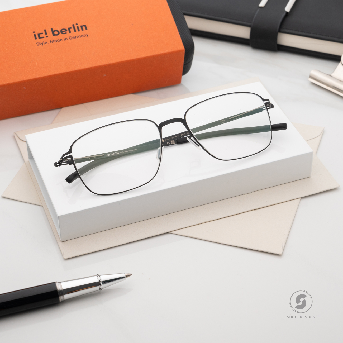กรอบแว่น IC BERLIN Vento Black