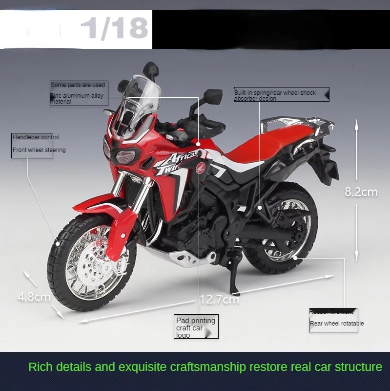 โมเดลรถมอเตอร์ไซค์ honda crf 1000L 2