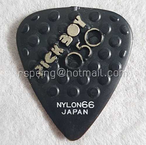 ปิ๊กกีต้าร์วินเทจ Pick Boy 0.5 Nylon 66 Japan สีดำ