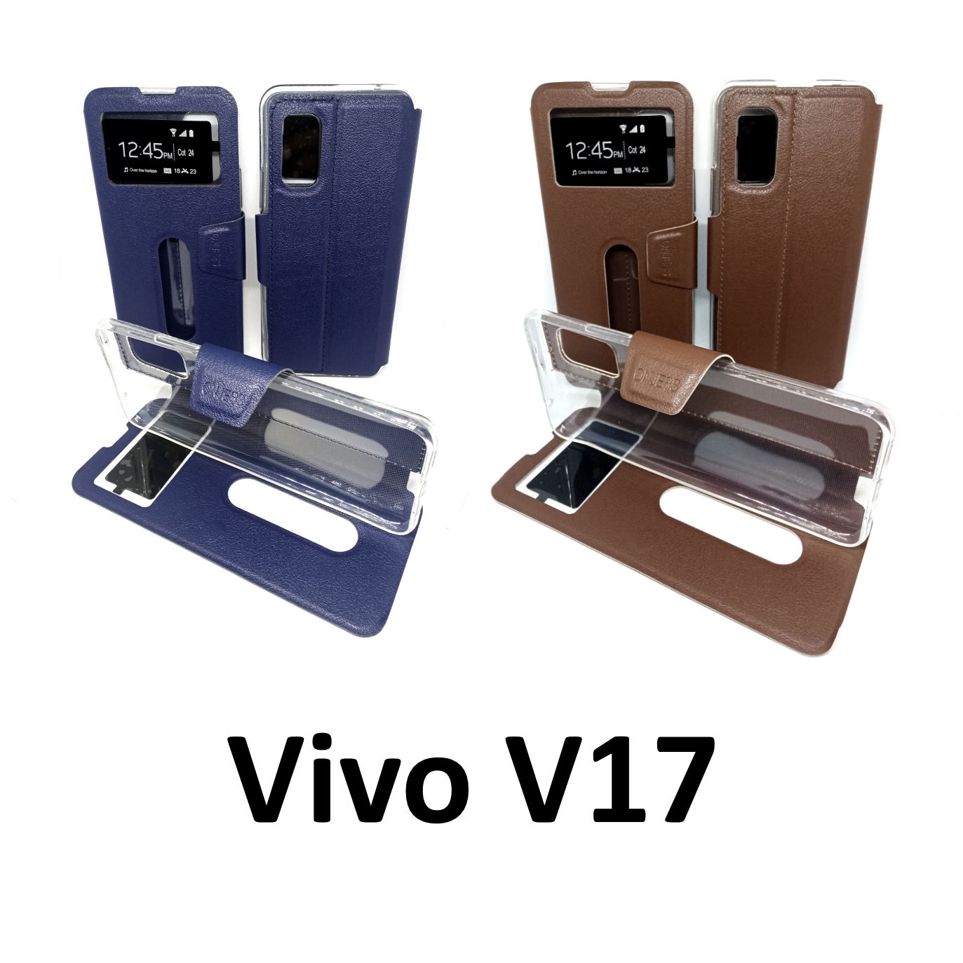 เคสพับ Vivo V17 - เคสฝาพับ โชว์เบอร์ ตั้งได้