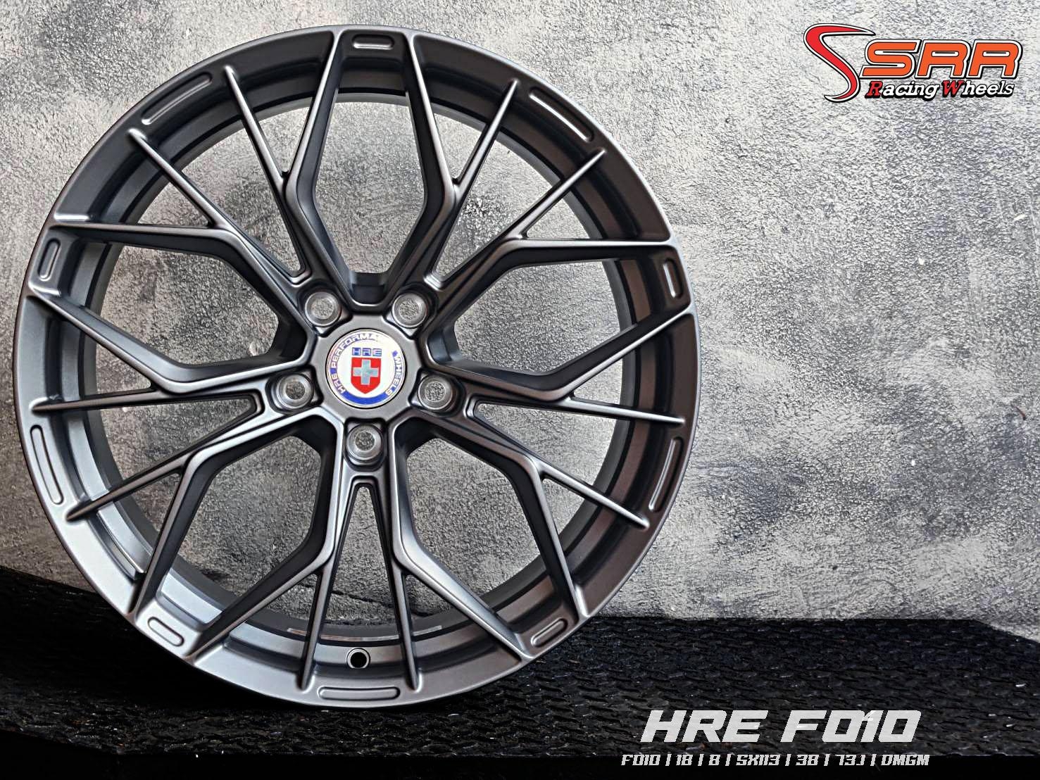 HRE : F010 18X8 5X113 38 DMGM (กันด้าน)