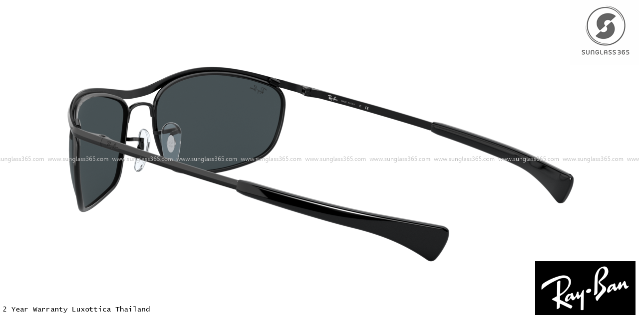 RayBan RB3119M Olypian I deluxe 002/R5 Black/Blue