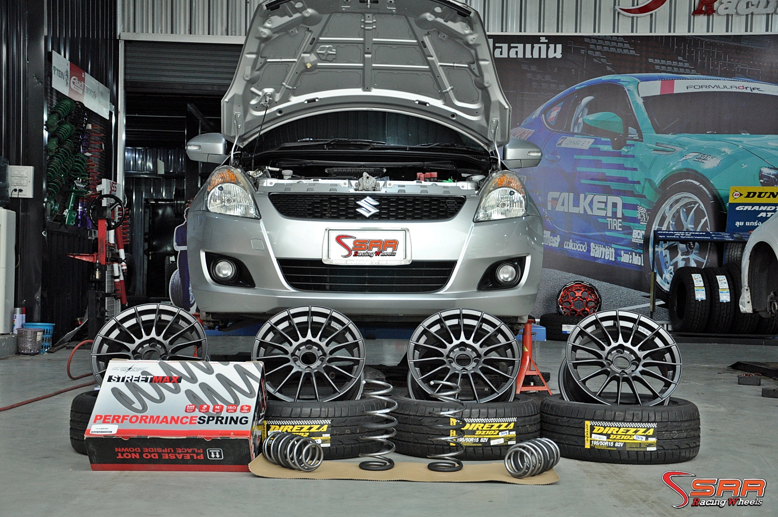 ENKEI-RS05FF (FLOWFORMING) น้ำหนักเบา 5โล ขอบ15 กว้าง7 offset+35 PCD4x100 offset+35