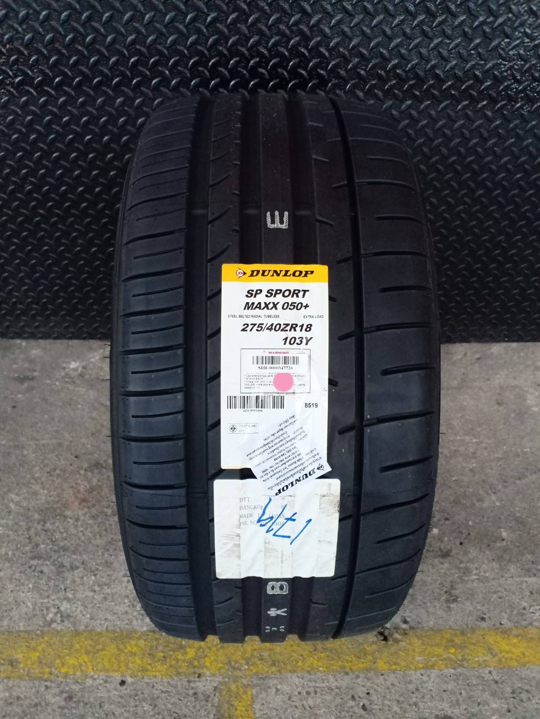 ยางเข้ามาใหม่ DUNLOP SPORTMAXX050+ 275/40-18 ยางญี่ปุ่น ราคาถูก
