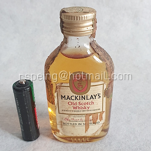 เหล้าขวดเล็ก เหล้าแท้ขวดแก้ว Mackinlay's Old Scotch Whisky
