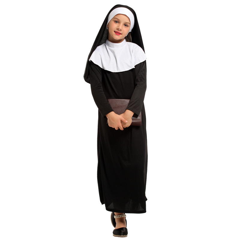 ชุดบาทหลวงเด็ก ชุดแม่ชีเด็ก เดอะนันเด็ก ชุดอาชีพเด็ก Priest The Nun