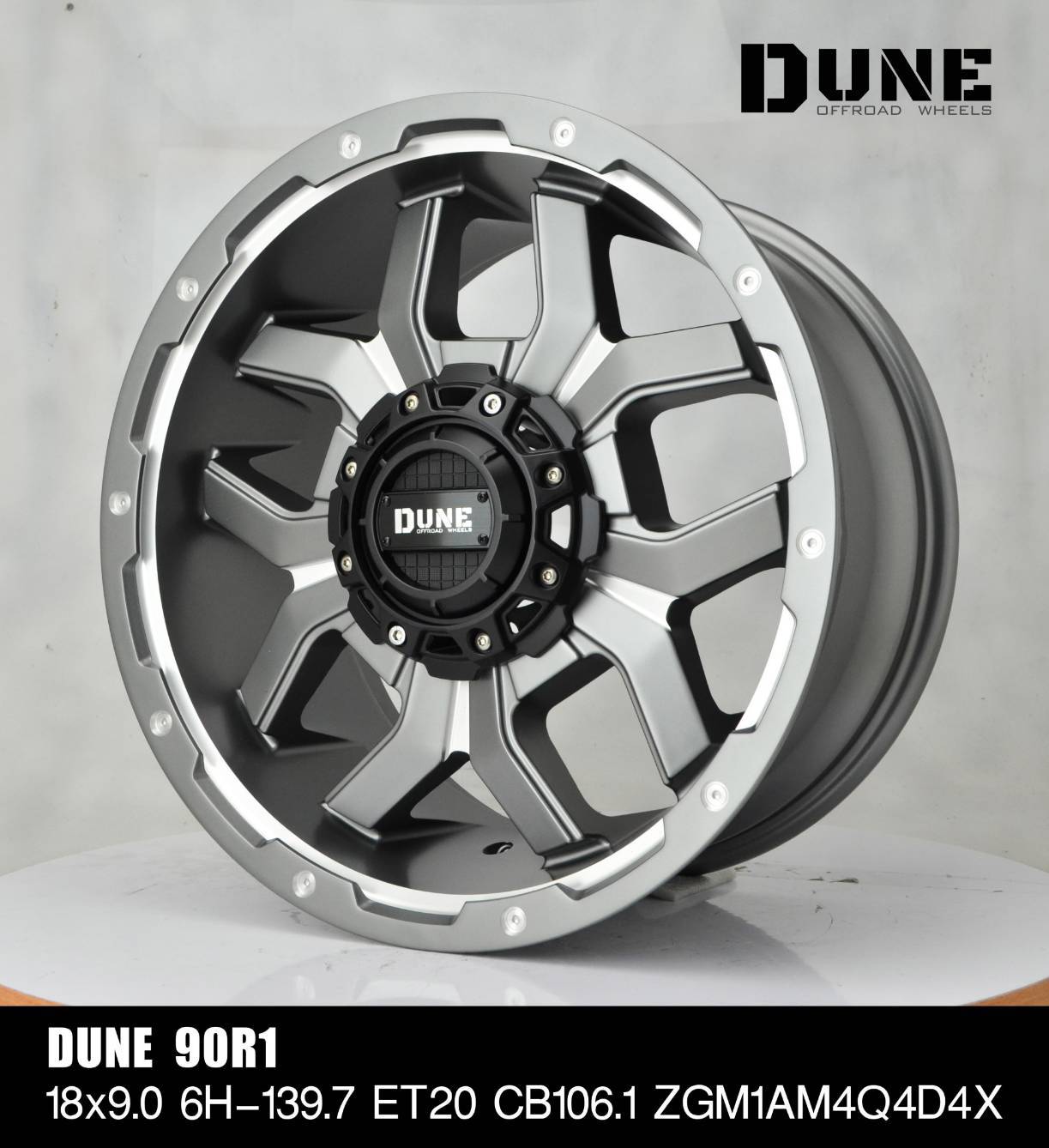ล้อแม็ก USA. แท้ DUNE 90R1 18x9 6x139.7 ET+20 ราคาพิเศษ