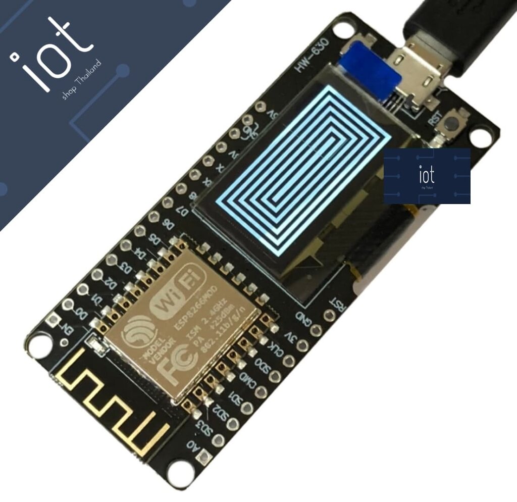 NodeMCU Wemos ESP8266 ESP-12F 0.96 Inch OLED Display CP2102