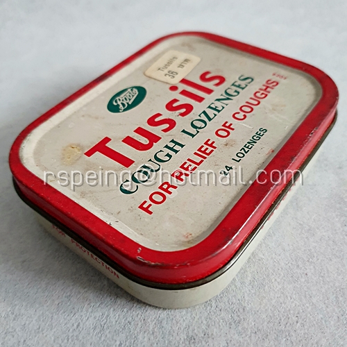 กล่องยาอม Tussils Cough Lozenges