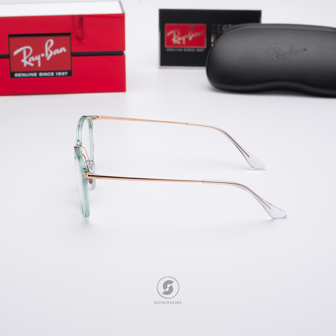 RayBan RX7140 8337 Transparent Green