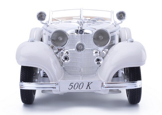Pre Order โมเดลรถ Benz 500K ขาว1:18 รุ่นหายากสุดๆ มีโปรโมชั่น