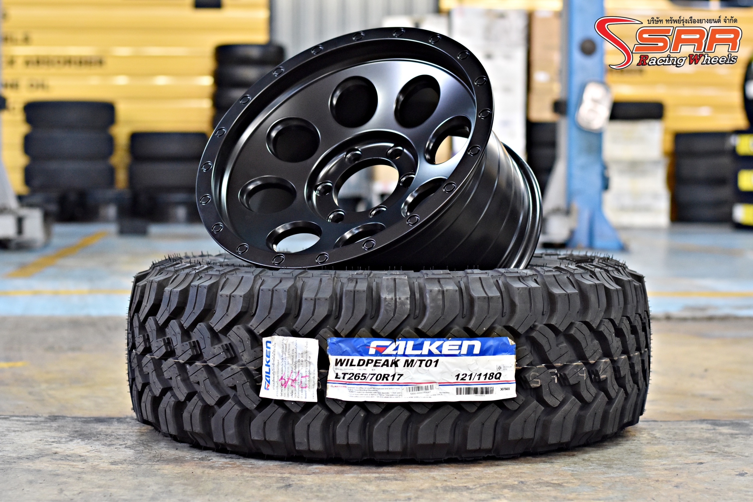 ล้อหยดน้ำ17” พร้อมยาง FALKEN MT”