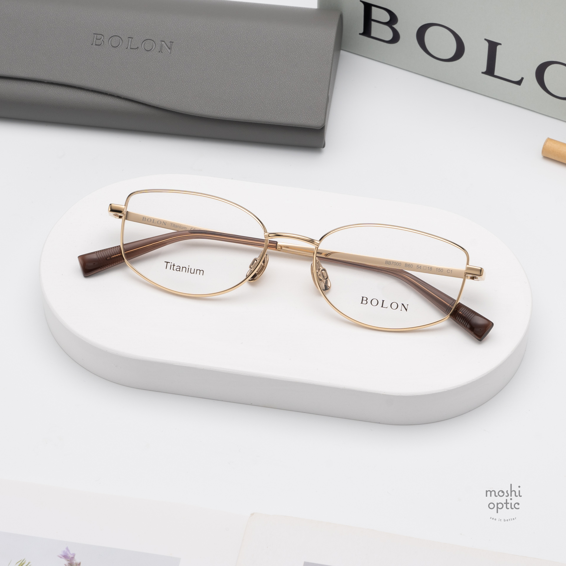 แว่นสายตา BOLON รุ่น Salzburg BB7000 B60 Gold