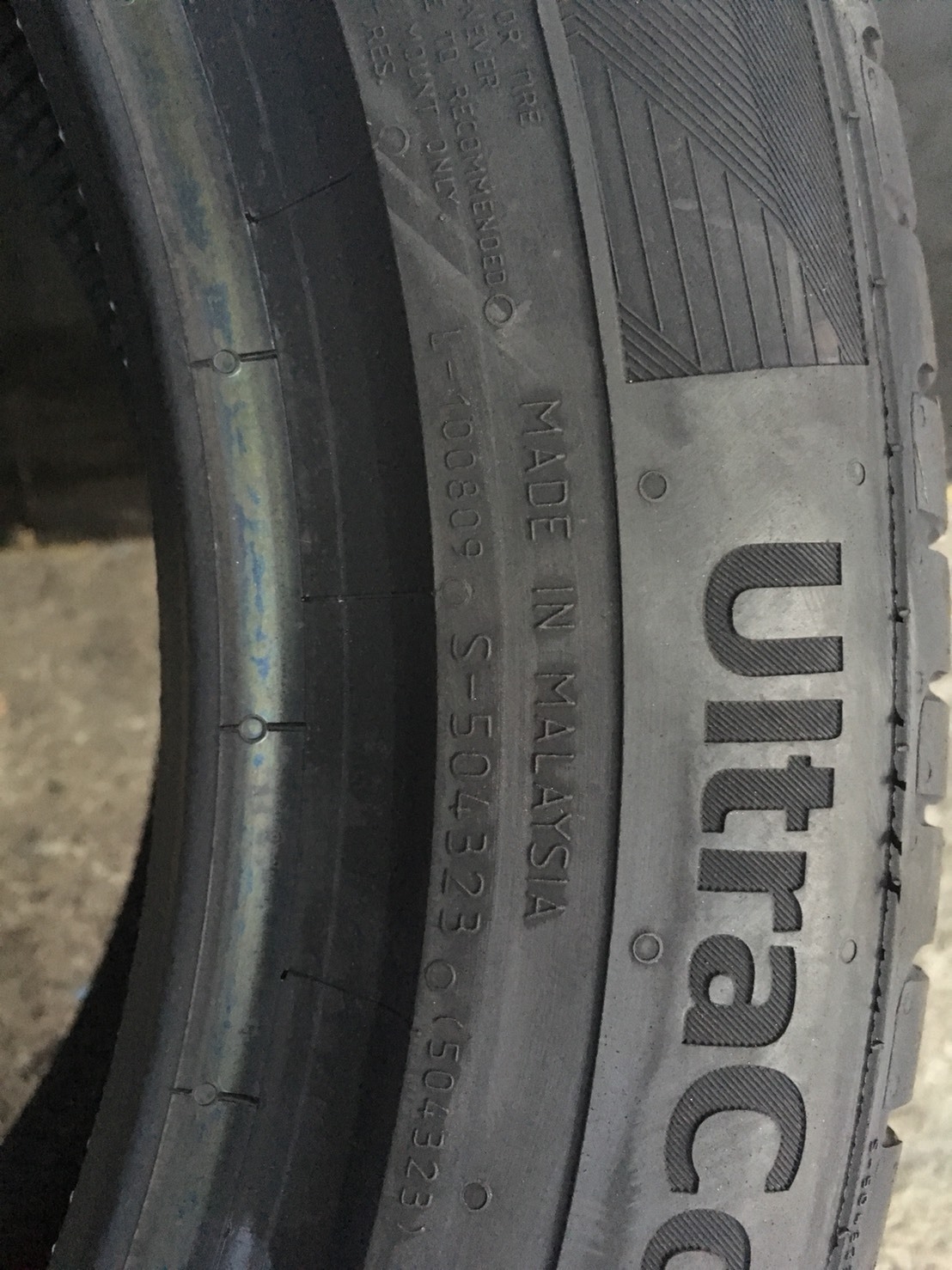 CONTINENTALULTRA CONTACT UC6 205/50-16 เส้น 2750 ปกติ 3500 ปี18