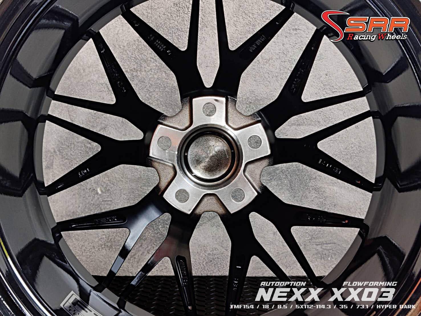 AUTO OPTION : NEXX-XX03 18X8.5 5X112-114.3 35 73.1 ไฮเปอร์ดาร์ก