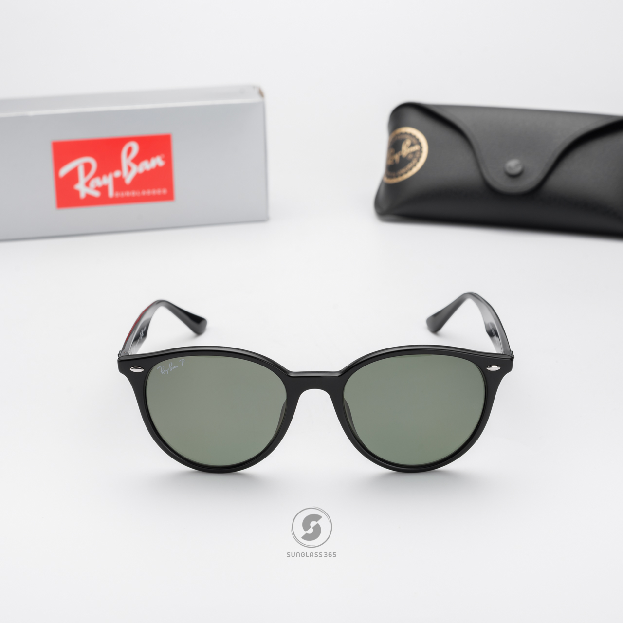 Ray-Ban Round RB4305F 601/9A Green Polarized