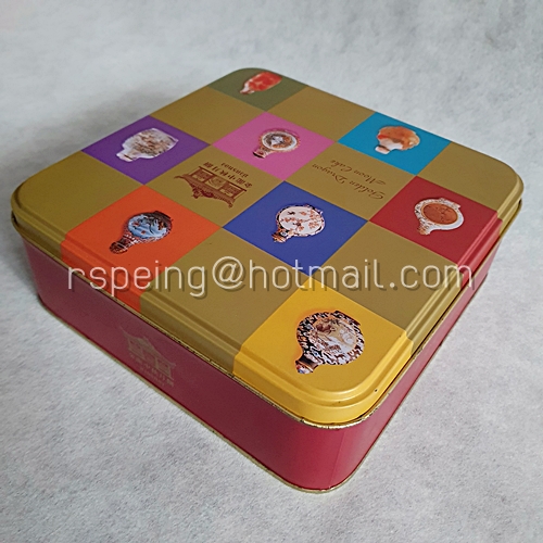 กล่องขนมไหว้พระจันทร์ ลายขวดยานัตถุ์จีน มังกรทองภัตตาคาร